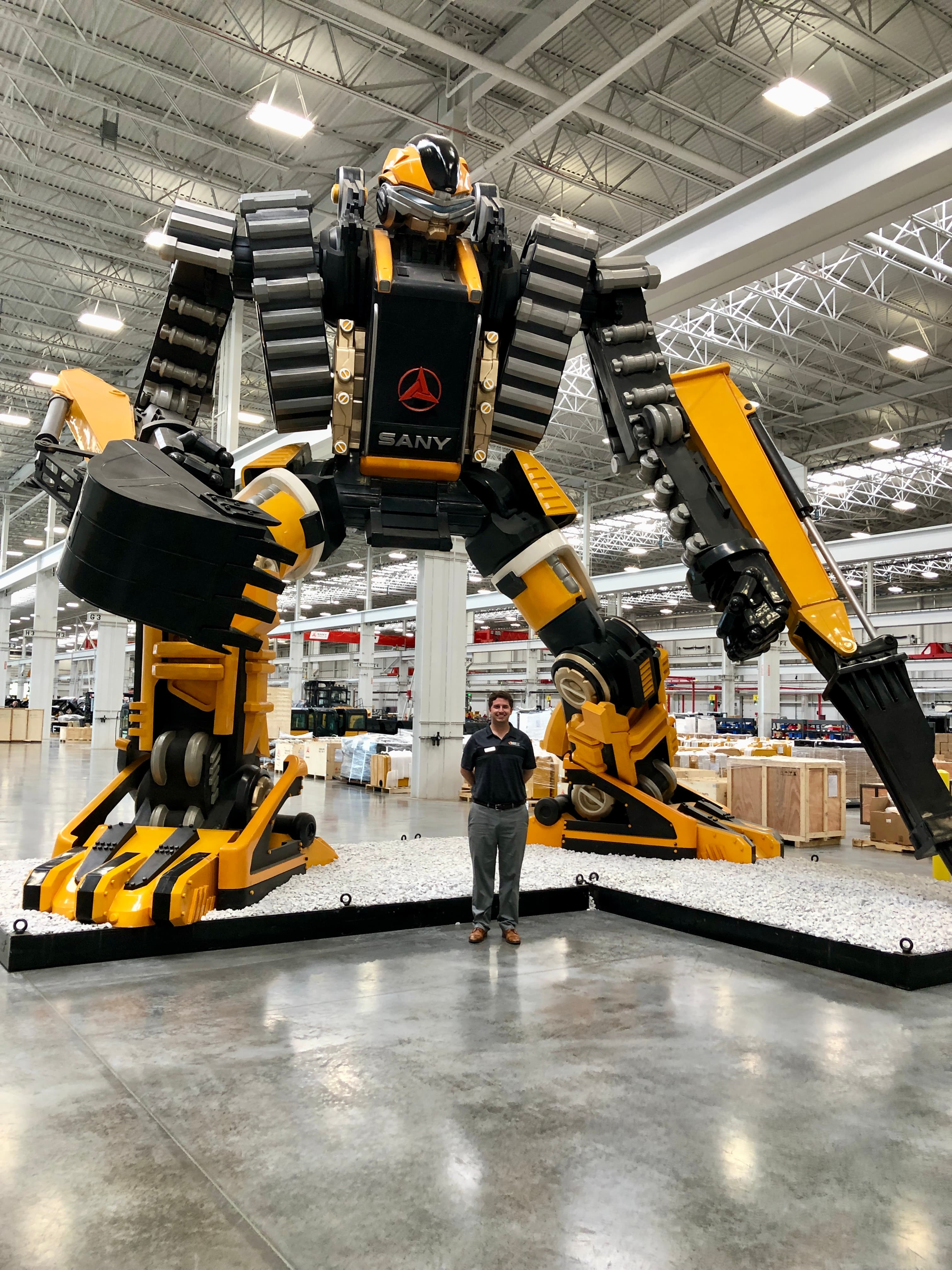 William McCants at SANY headquarters